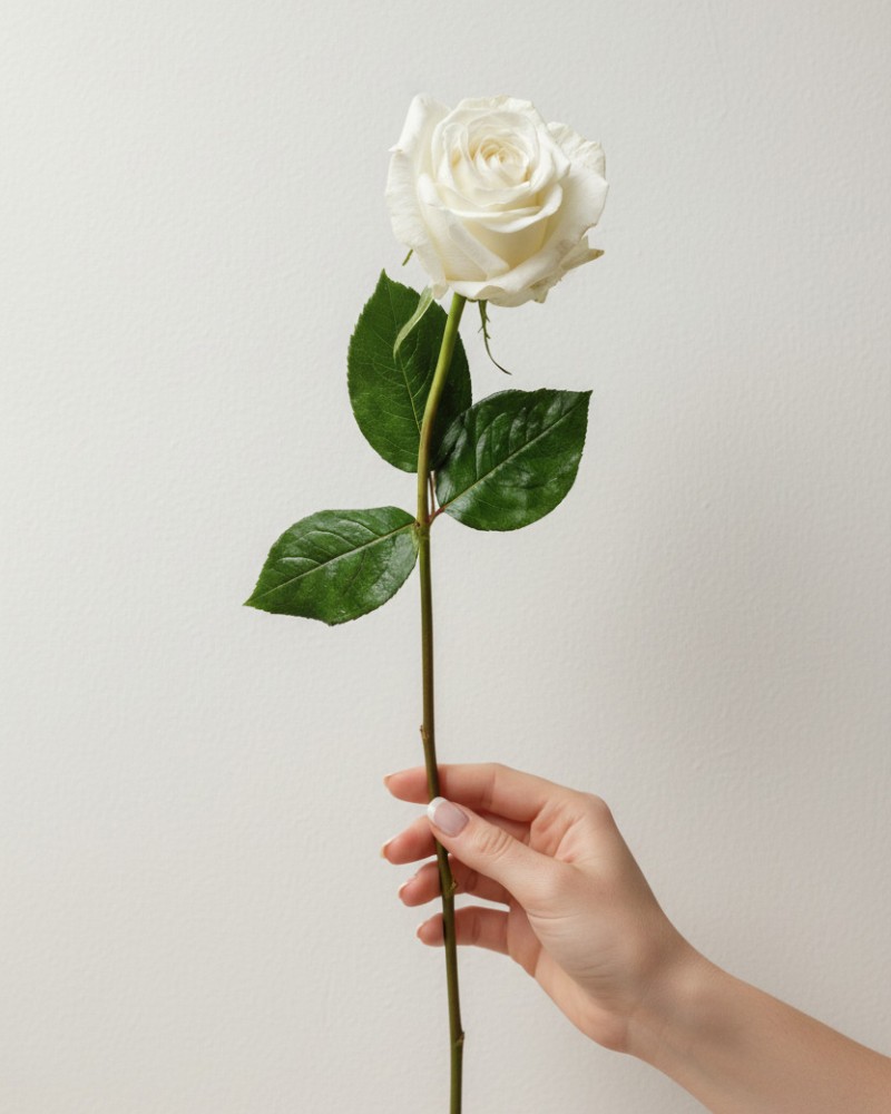 Single White Rose