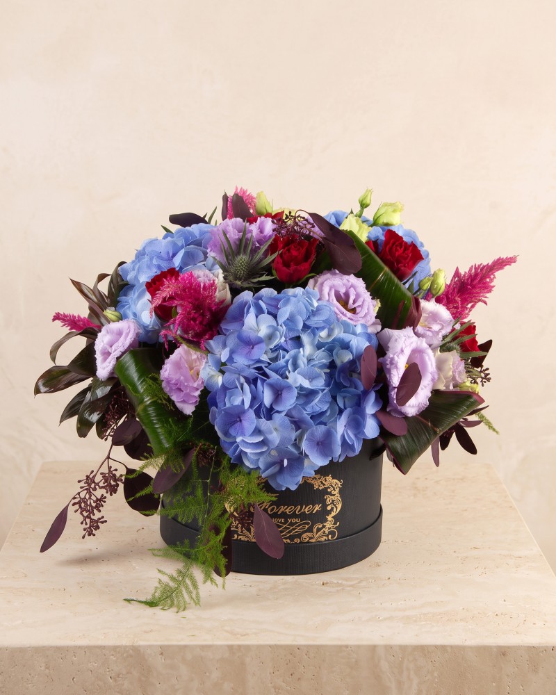 Blue Hatbox