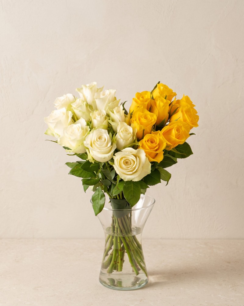 White & Yellow Heart