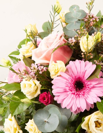 Sympathy Posy Pink