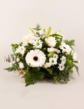 Sympathy Posy White