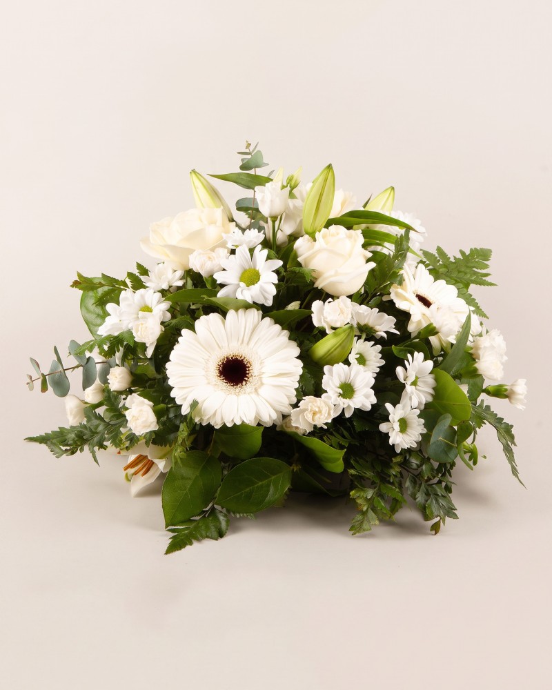 Sympathy Posy White