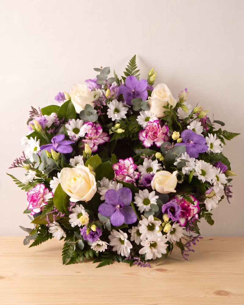 Sympathy Wreath Purple
