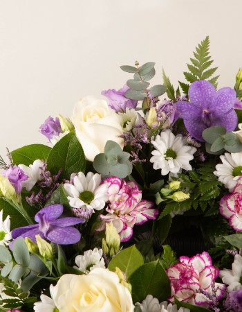 Sympathy Wreath Purple