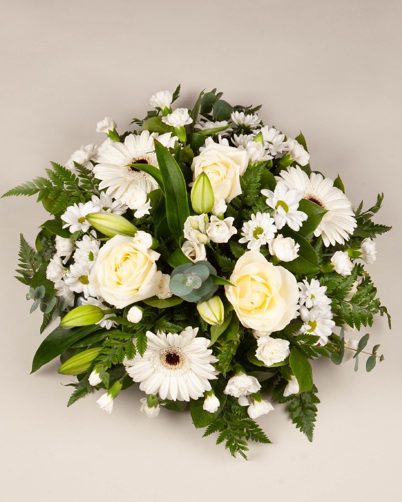 Sympathy Posy White