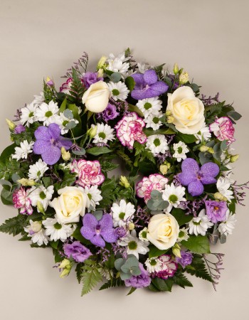 Sympathy Wreath Purple
